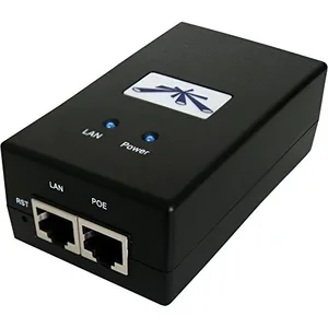 POE-24-30W | Ubiquiti 24V DC 30W PoE Injector for Network