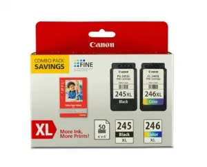 Original Canon 8278B005 Pg-245xlcl-246xlgp-502 Paper Combo Pack - For 