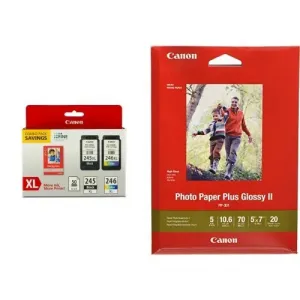 Original Canon 8278B005 Pg-245xlcl-246xlgp-502 Paper Combo Pack - For 