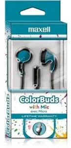 Maxell 199711 Cbm-b5 Color Bud W Mic Blue