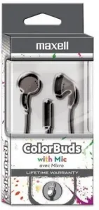 Maxell 4t8501 Color Buds Cbm-slvr5 Earset - Stereo - Silver - Mini-pho