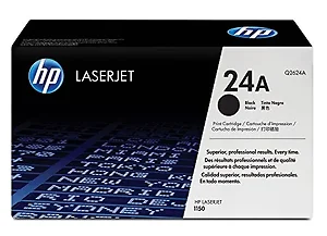 Hp Toner, Q2624A, 24A, Black, 2, 500 pg yield