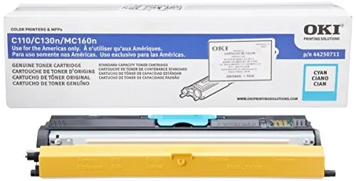 44250711 | Okidata OKI MC160 MFP CYAN Toner - 1.5K Yield