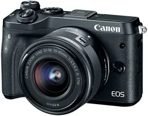 Canon 1724C011 Eos M6 Ef-m - 24.2 Mp - Cmos - 18-150 Mm - 3 Inch - Lcd