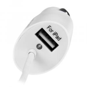 Startech YB0871 .com Dual Port Car Charger With Apple 8-pin Lightning 