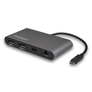 Startech 3FM144 Ac Tb3dkm2dp Minithunderbolt3 Dock F Laptops Dualdispl