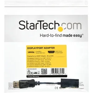 Startech DP2HD4K60S Displayport To Hdmi Adapter, 4k 60hz Active Dp 1.4