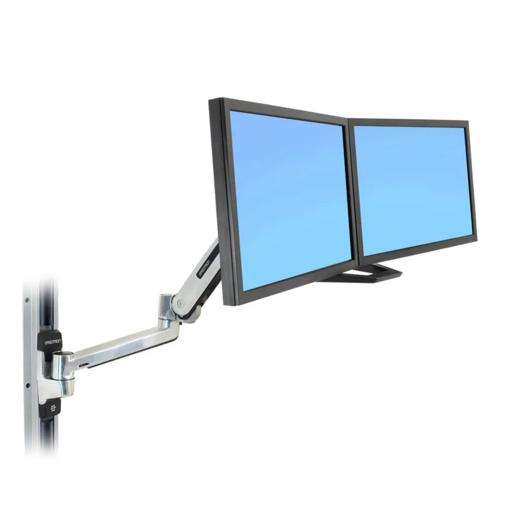 Ergotron 97-783 Dual Monitor  Handle Kit.convert A Single-monitor Moun