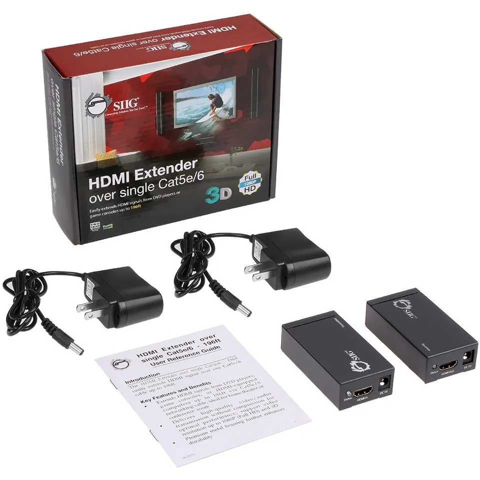 Siig CE-H22D11-S1 Accessory Ce-h22d11-s1 196ft Hdmi Extender Over Sing