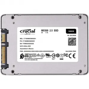 Crucial CT1000MX500SSD1 Ssd  Mx500 2.5-inch 1tb Sata  7mm (with 9.5mm 