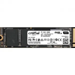 Crucial CT500P1SSD8 Solid State Drive  P1 500gb 3d Nand Nvme Pci-expre