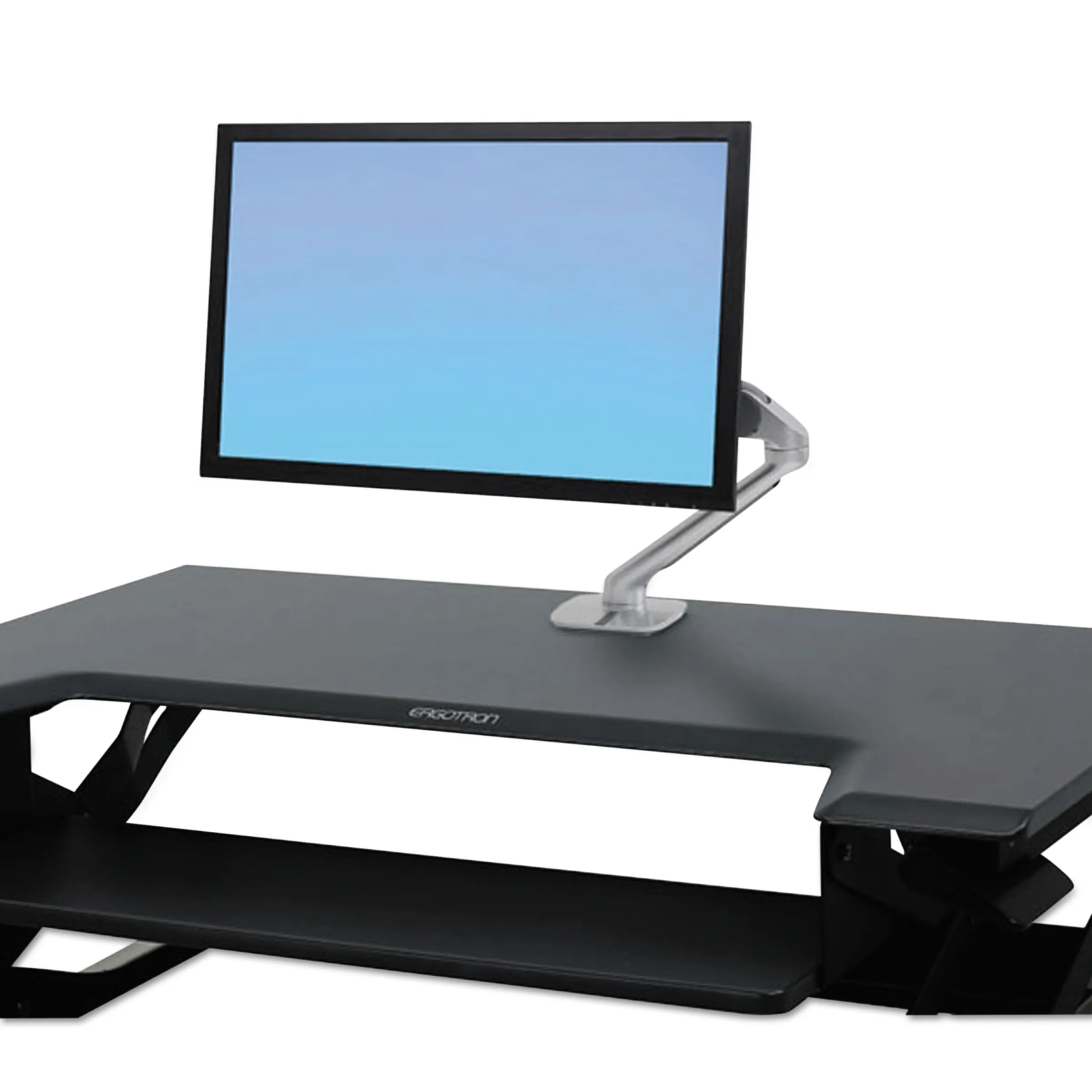 Ergotron 33-397-085 Workfit-t,sit-stand Desktop Workstation (black).mo