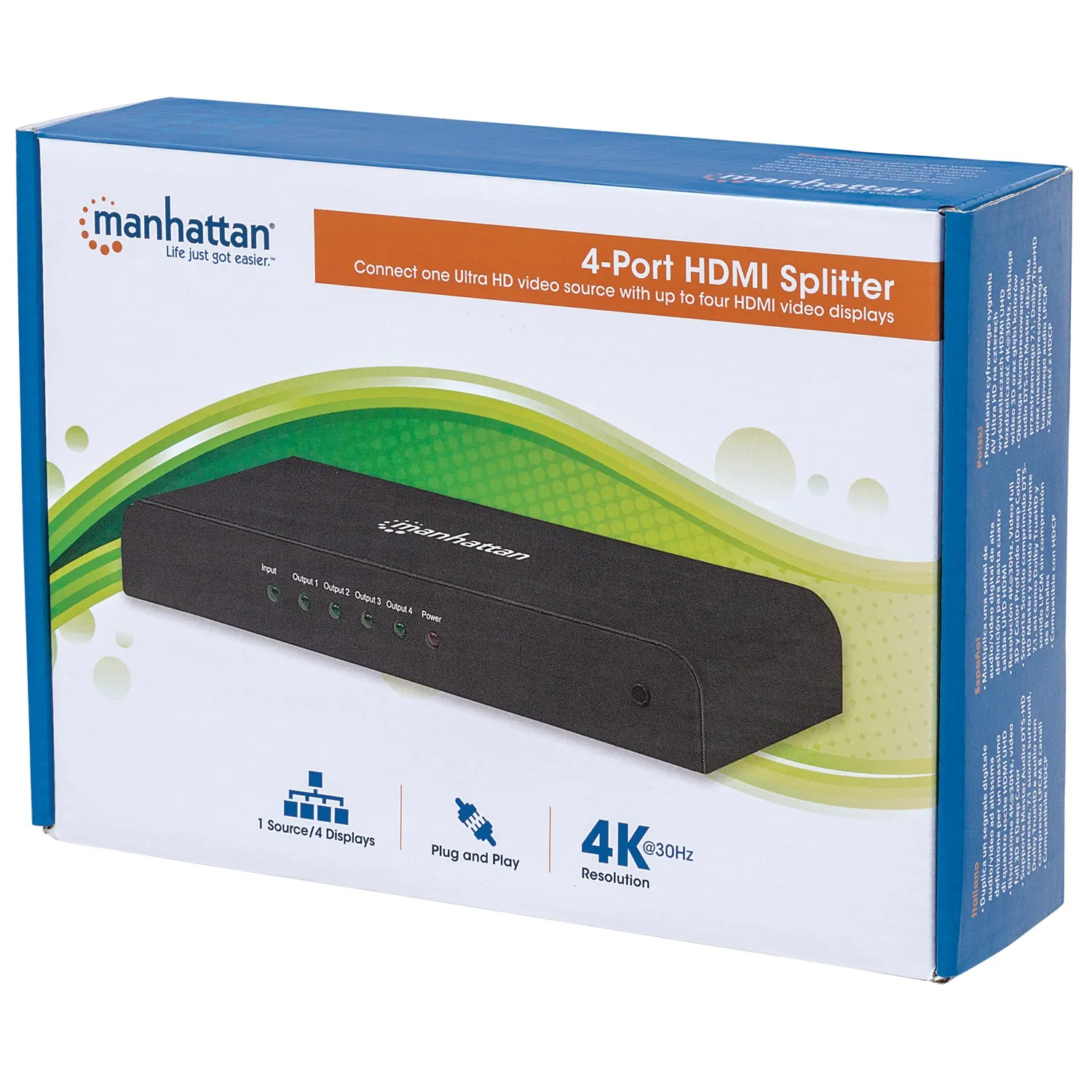 Manhattan 207515 (r)  4-port Hdmi(r) Splitter