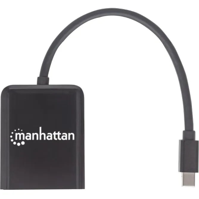 Manhattan 207775 Mini Displayport To 2-port Displayport Splitter Hub W