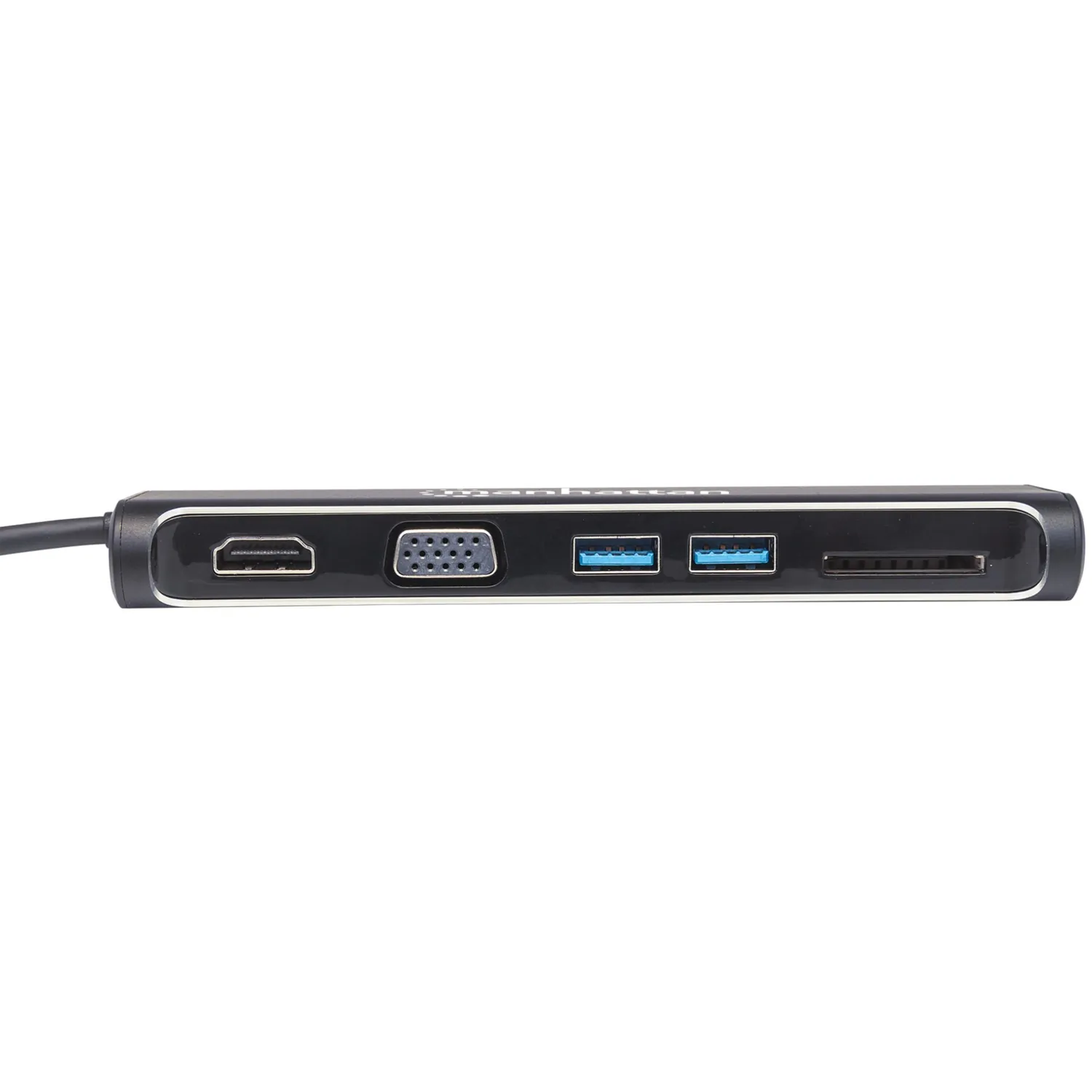 Manhattan 152631 (r)  Superspeed(r) Usb-c(tm) To Hdmi(r)vga 4-in-1 Doc