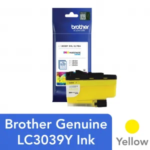 Original Brother LC3039Y Ultra High-yield Yellow Inkvestment Tank Ink 