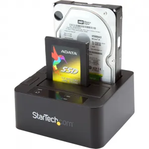 Startech SDOCK2U33EB Dual-bay Usb 3.0  Esata To Sata Hard Drive Dockin