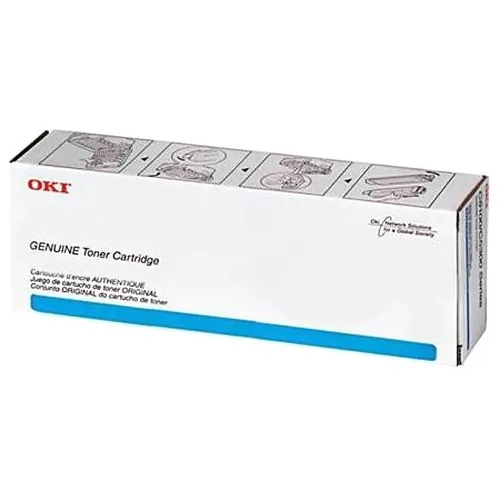 Original Okidata 45396223 Oki Cyan Toner Cartridge (10000 Yield)