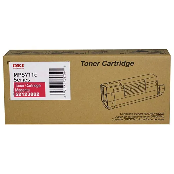 Original Okidata 52123802 Oki Magenta Toner Cartridge (11500 Yield)