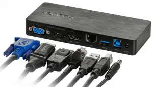 Visiontek 901147 Vt1000 Universal Dual Display Usb 3.0 Dock - For Note