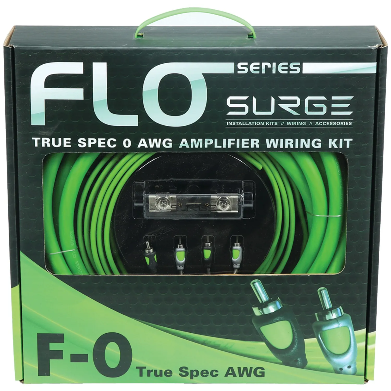 Surge F-0 F-0 Flo Series Amp Installation Kit (0 Gauge, 5,000 Watts)