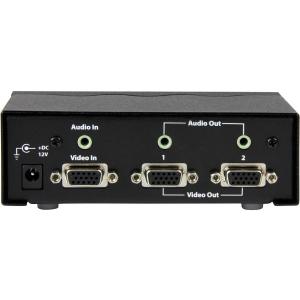 Startech D57392 .com 2 Port High Resolution Vga Video Splitter With Au