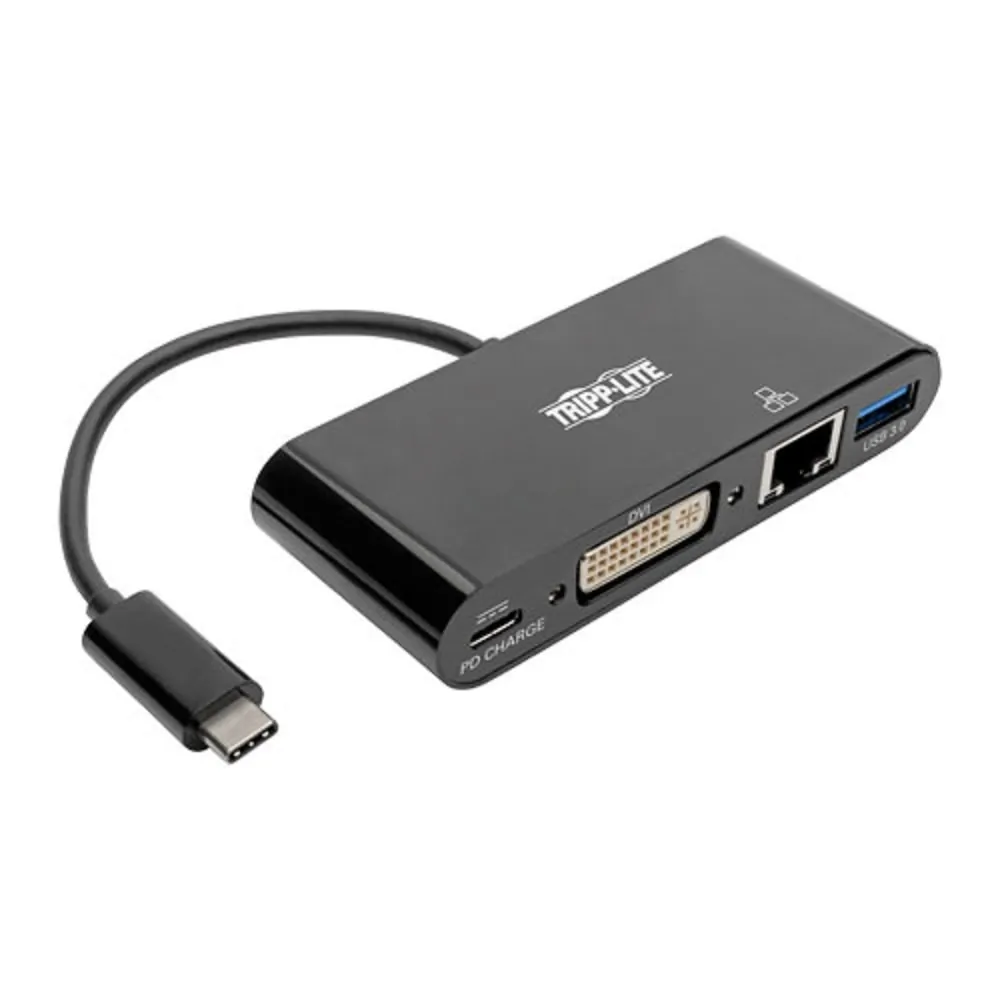 Tripp U444-06N-DGUB-C Usb C To Dvi Multiport Adapter Converter Dock Us