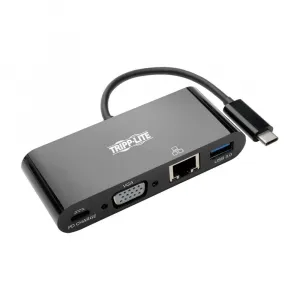 Tripp U444-06N-VGUB-C Usb C To Vga Multiport Adapter Dock Usb C