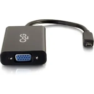41359 | C2g MICRO HDMI M TO VGA F W/PWR AND AUDIO