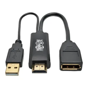 Tripp P13006NDPV2 Hdmi To Displayport Active Converter 4k With Usb Pow