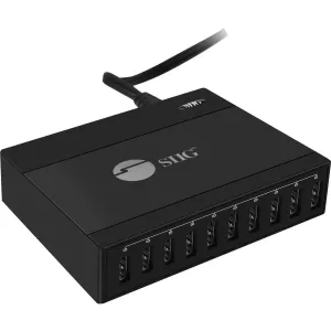 Siig AC-PW1G11-S1 Accessory Ac-pw1g11-s1 60w 10-port Usb Charger Brown