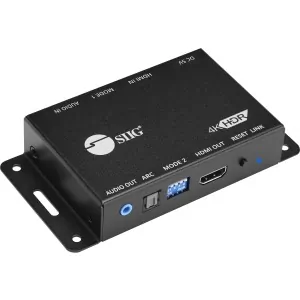 Siig CEH23M11S1 Hdmi 2.0 Audio Extractorembedder. Allow To Make Differ