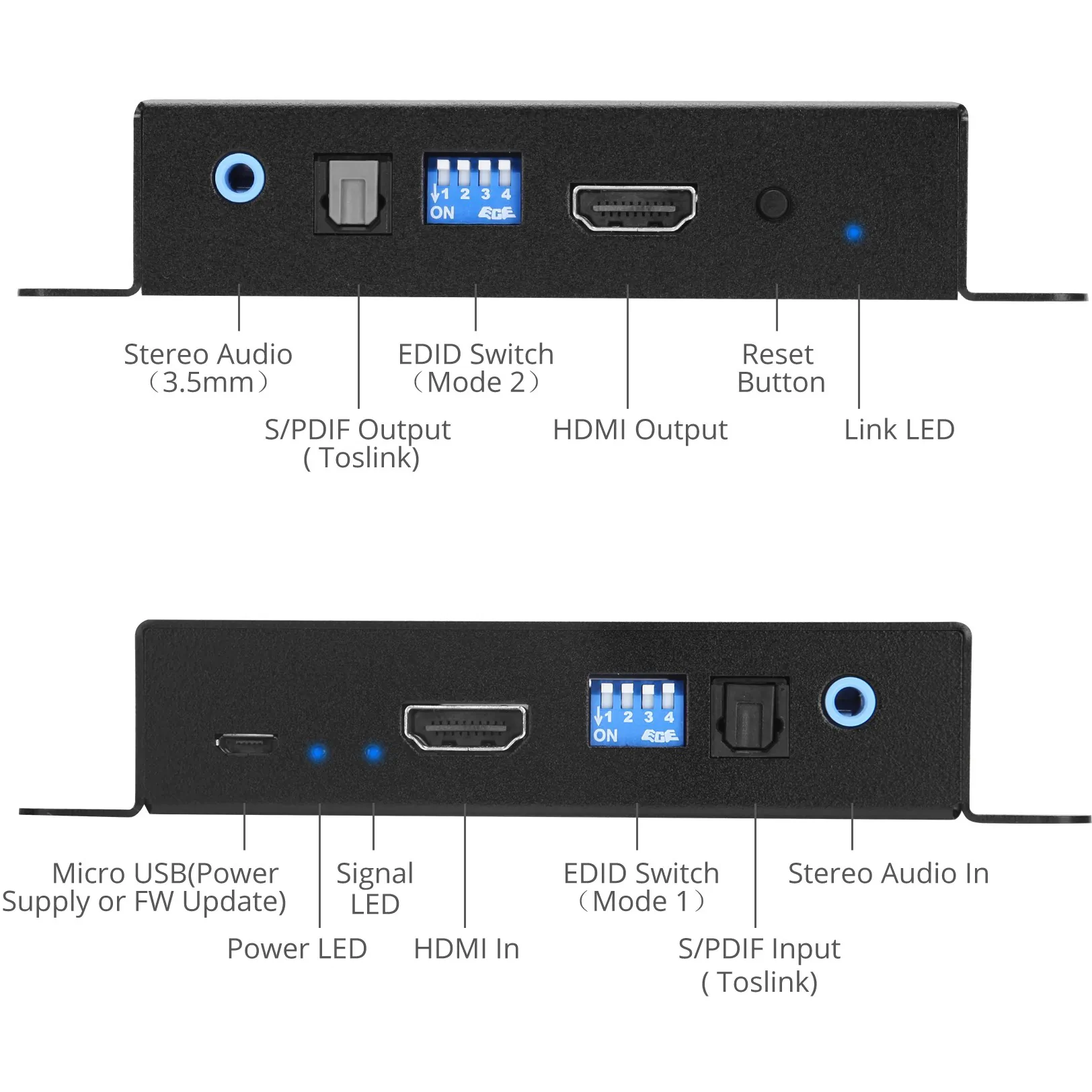 Siig CEH23M11S1 Hdmi 2.0 Audio Extractorembedder. Allow To Make Differ