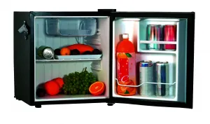 Curtis EFR176-BLACK 1.6 Cuft Retro Fridge Rd