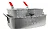 The Metal Ware Corp Chard Dual Fryer Basket 18qt