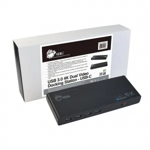 Siig JUDK0411S1 Accessory Ju-dk0411-s1 Video Dock With Usb 3.0 4k Disp