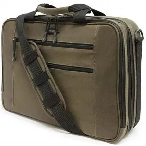 Mobile MECBC9 (r)  16 Pc17 Macbook(r) Canvas Eco Briefcase, Olive Gree