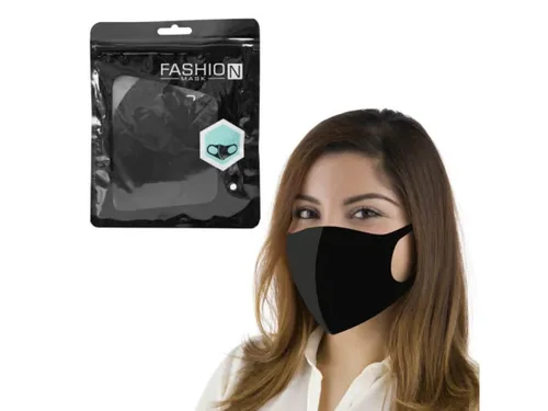 MO108 | Bulk Buys Black Reusable Washable Face Mask