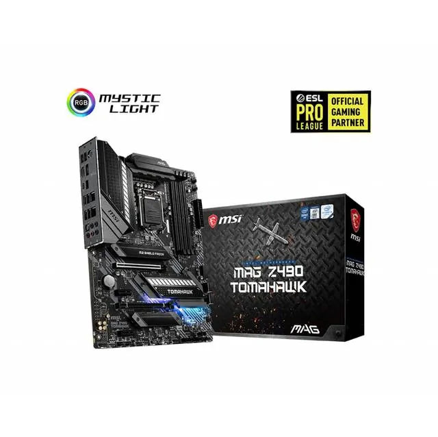 Msi Z490TMHWK Mag Z490 Chipset Tomahawk Ddr4 Socket Lga 1200 Atx Mothe