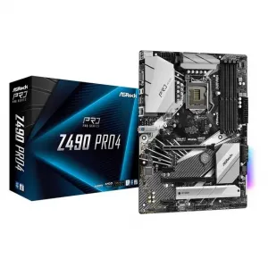 Asrock Z490 PRO4 Motherboard Z490 Pro4 Intel Core Processors S1200 Z49