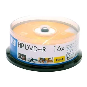 RA29163 | Hp Hewlett Packard HP 4.7GB 16X DVD+R Discs - 25