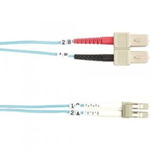 Black FO10G-005M-SCLC Fiber Patch Cable 5m 10 Gig Sc To Lc Aqu