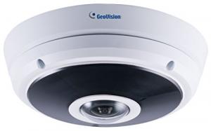 Geovision 125-EFER3700-0 3mp Ir Fisheye Rugged Ip Camera With Wdr  Low