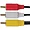 VH84R | Acer RCA Stereo A/V 6ft Cable for Audio/Video