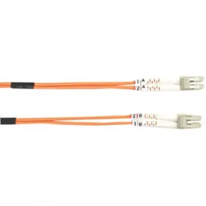 Black FO625-005M-LCLC Fiber Patch Cable 5m Mm 62.5 Lc To Lc