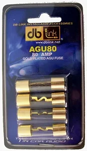 PEMECAGU80 | Db Link DB Link AGU80 Gold AGU Fuses, 4 pk (80