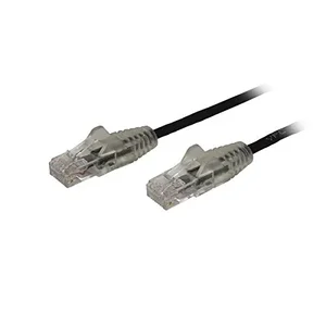N6PAT50CMBKS | Startech 0.5M SLIM CAT6 CABLE - BLACK