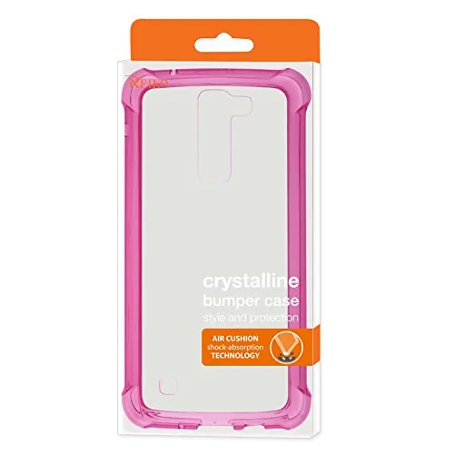 Lg TPU09-LGK7CLHK Reiko  K7 Clear Bumper Case With Air Cushion Protect