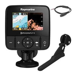 Raymarine E70294 Dragonfly 4 Pro W Transom Mount Transducer- No Chart