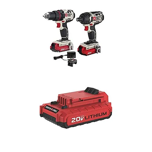 Porter RA48794 Porter-cable 20-volt Max Cordless 2-tool Combo Kit With